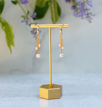 Load image into Gallery viewer, CONNIE Hoop & Pearl Earrings