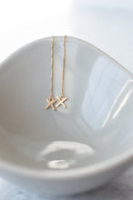 Load image into Gallery viewer, CASEY "X" Threader Earrings