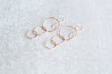 Load image into Gallery viewer, MALORIE Triple Circle Gold Earrings