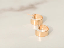 Load image into Gallery viewer, NANCE Thick Gold Hoop Earrings