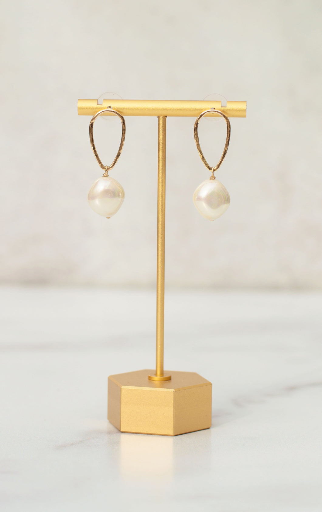 Drop Pearl Earrings