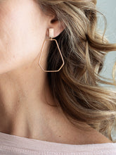 Load image into Gallery viewer, VAL Gem Shape Hoop Earrings