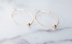 SUSIE Marquise Hoop Earrings