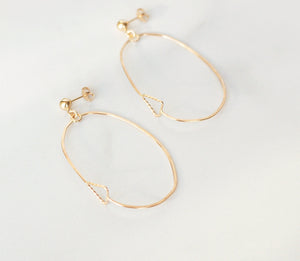 SHAE Triangle Hoop Earrings