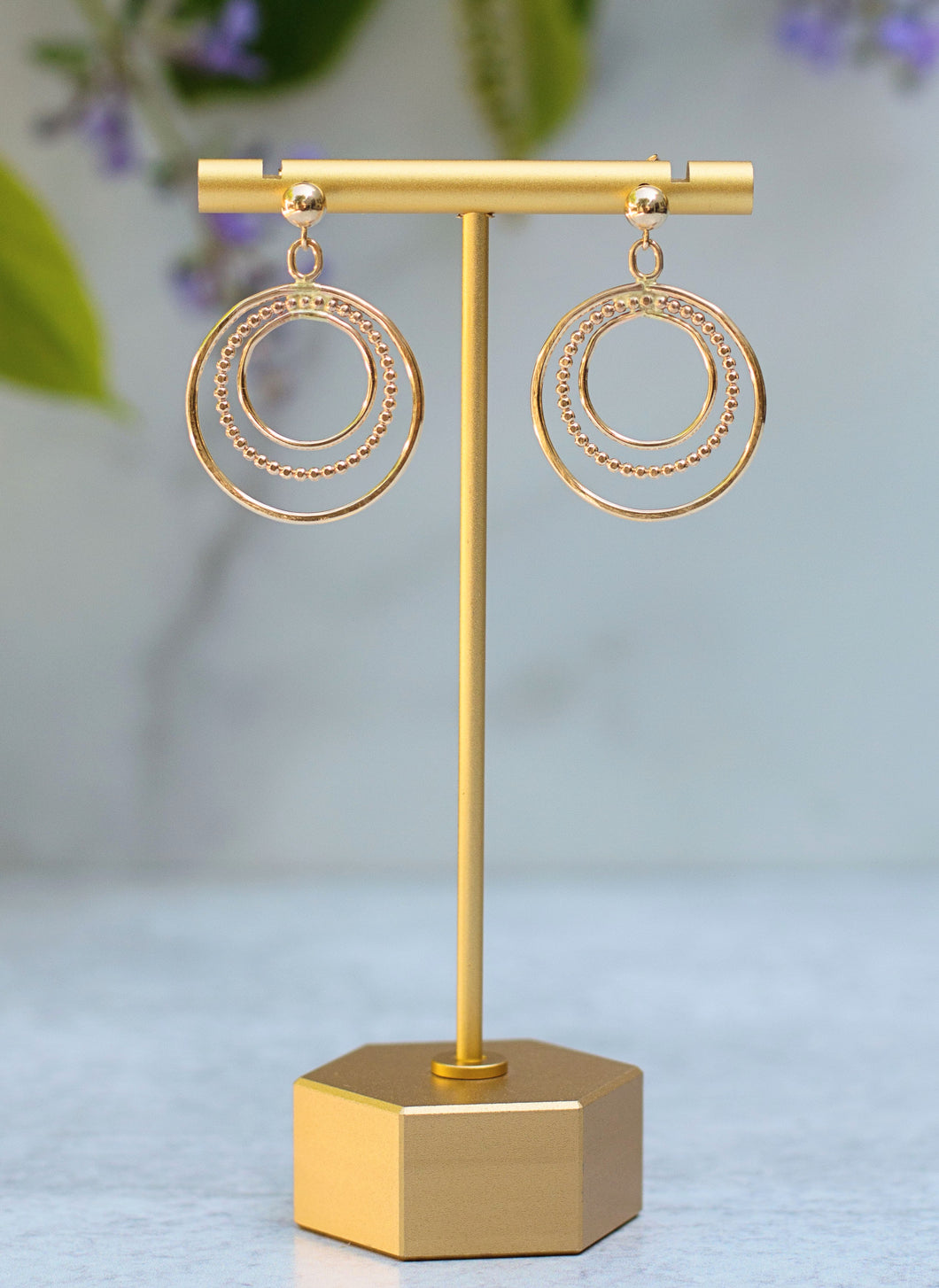 NICOLE Triple Circle Hoop Earrings