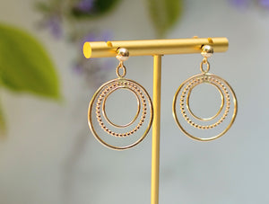 NICOLE Triple Circle Hoop Earrings