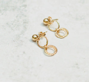 GRACIE Circle Post Earrings