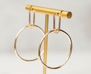 OLIVIA Gold Hoop Earrings