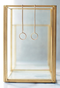 CHELSEA Circle Drop Earrings