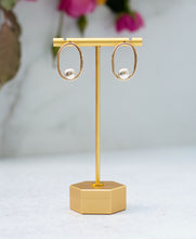 Load image into Gallery viewer, MC - Gold and Argentium Hoop Earrings