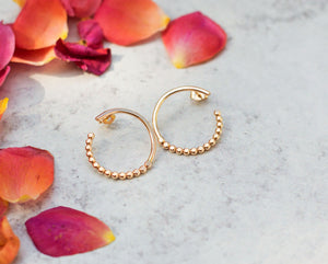 ANN Front Hoop Earrings