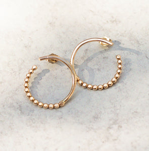 ANN Front Hoop Earrings