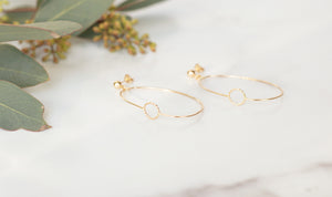 SHAE Circle Hoop Earrings