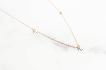 Load image into Gallery viewer, Dainty Gold Fringe Accent Necklace