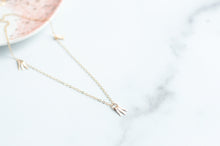 Load image into Gallery viewer, Dainty Gold Fringe Accent Necklace