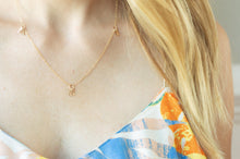 Load image into Gallery viewer, Dainty Gold Fringe Accent Necklace