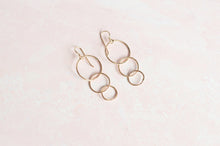 Load image into Gallery viewer, MALORIE Triple Circle Gold Earrings