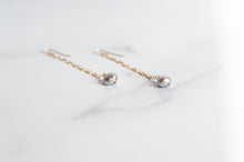 Load image into Gallery viewer, MORGAN Drop Pearl Earrings - GRAY